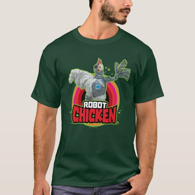 Logotypen Robot Chicken Character T Shirt (Framsida)