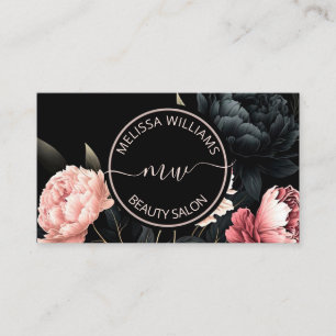 Logotypen Rosa Flowers Visitkort