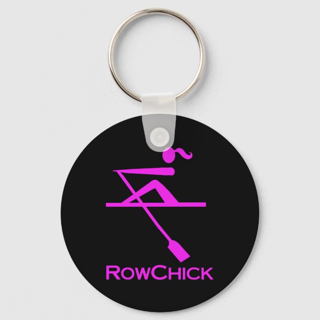 Logotypen RowChick Nyckelring (Framsida)