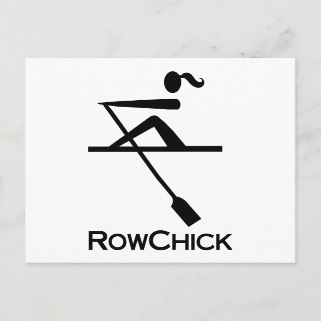 Logotypen RowChick Vykort (Framsida)