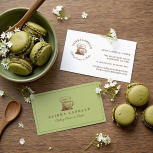 Logotypen Rustic Woodgrain Stil Bakery Ställes Mix Visitkort