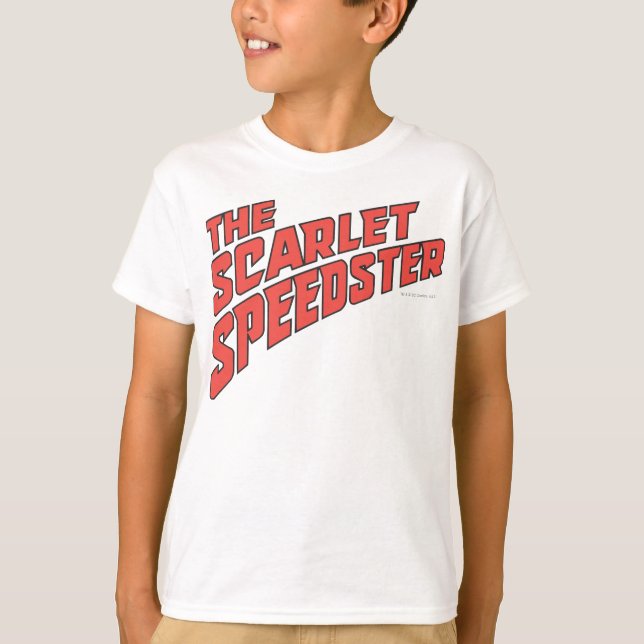 Logotypen Scarlet Speedster T Shirt (Framsida)