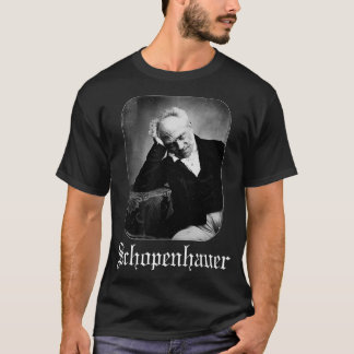 Logotypen Schopenhauer Black Metall Stil T Shirt