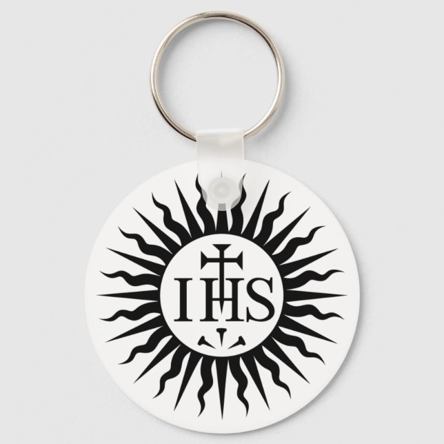 Logotypen Society of Jesus (Jesuits) Nyckelring (Framsida)