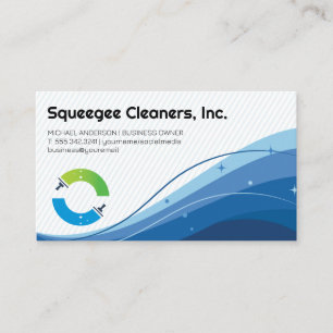 Logotypen Squeeges Rensare Visitkort