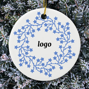 Logotypen Star WAN Business Julgransprydnad Keramik