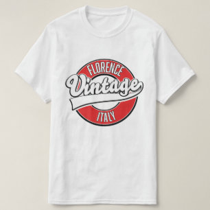 LOGOTYPEN STIL i VINTAGEN ITALIEN T Shirt