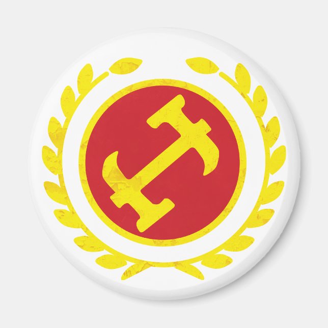 Logotypen Stone Mason Magnet (Framsidan)