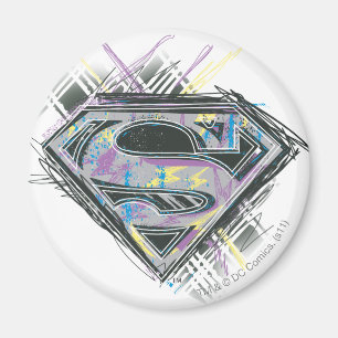Logotypen Supergirl Scribbles Magnet