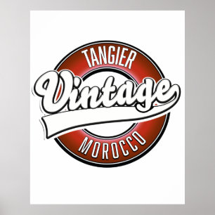 Logotypen Tangier Morocco vintage  Poster