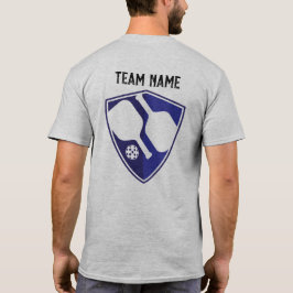Logotypen Team Anpassningsbar Shield - lägg bara t T Shirt