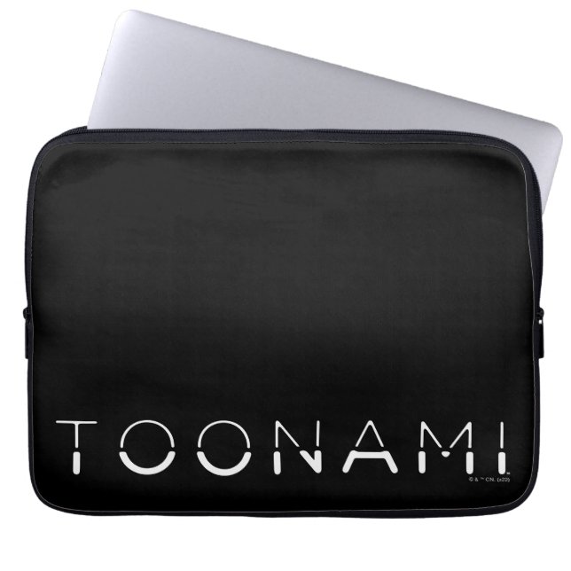 Logotypen Teckensnitt i delning av Toonami Laptop Fodral (Framsidan)
