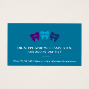 Logotypen Teth Braces Dental Visitkort