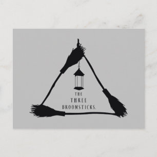 LOGOTYPEN TRE BROOMSTICKS™ INBJUDAN VYKORT