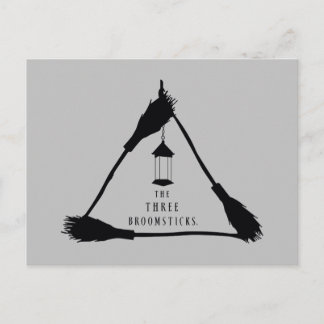 LOGOTYPEN TRE BROOMSTICKS™ INBJUDAN VYKORT