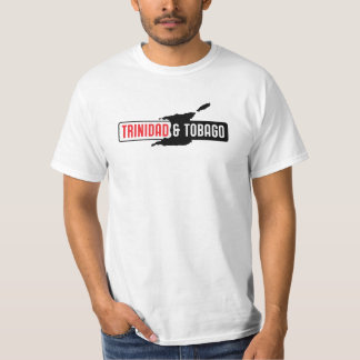 Logotypen Trinidad och Tobago Island Silhouette Pu T Shirt