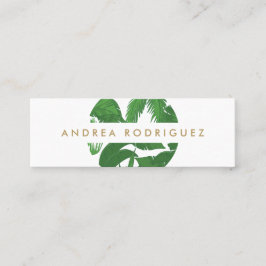 Logotypen Tropical Löv Circle Mini Visitkort