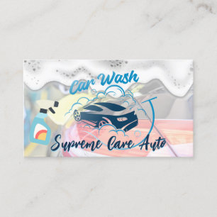 Logotypen Tvätta och bubblor Soap Suds Visitkort