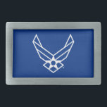 Logotypen United Stater Luft Force - Blue<br><div class="desc">Den här designen har logotypen officiell United Stater Luft Force som visas på en fetblå bakgrund. Det är en tidlös hyllning till den tjänst och hängivenhet som FN:s styrka i Luft i Stater har visat,  som representerar pride,  ära och tradition.</div>