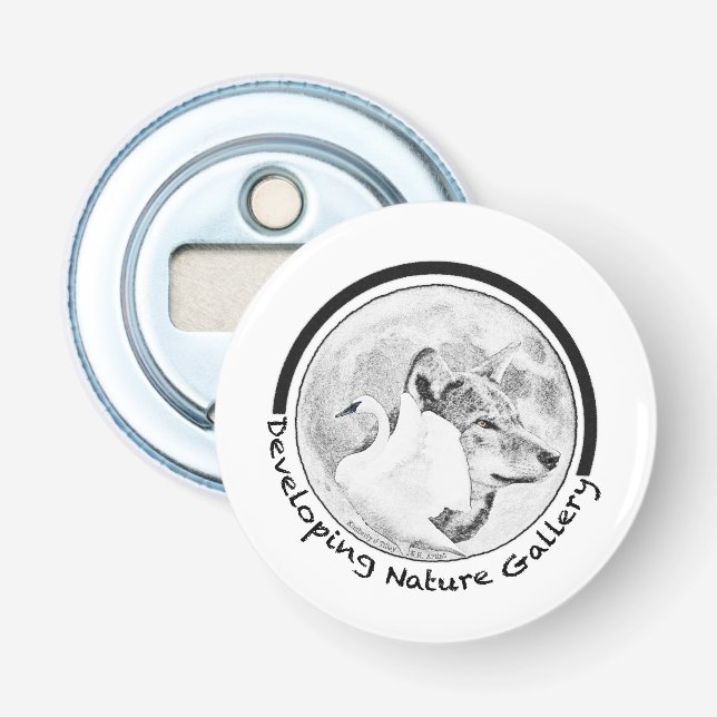 Logotypen Utveckla naturgalleri Flasköppnare (Framsidan)