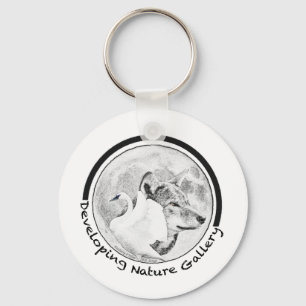 Logotypen Utveckla naturgalleri Nyckelring