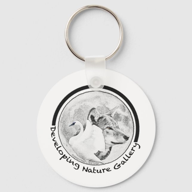 Logotypen Utveckla naturgalleri Nyckelring (Framsida)