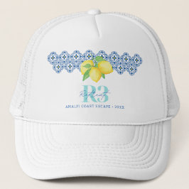 Logotypen Watercolor Lemon Mediterranean Tile Corp Keps