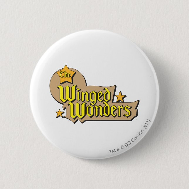 Logotypen Winged Wonders Knapp (Framsida)