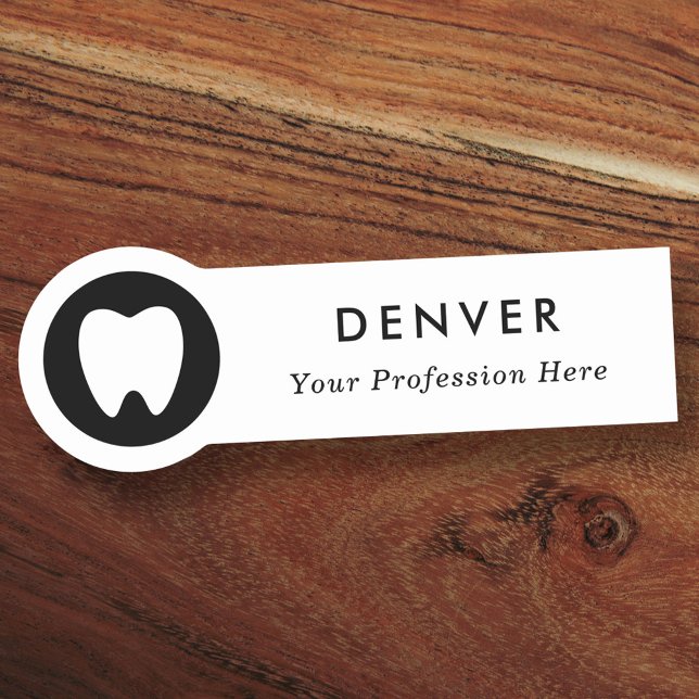 Logotypens affärspersonal i färg namnbricka (Skapare uppladdad)