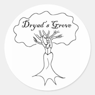 Logotypens fästmärke runt klistermärke