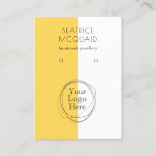 Logotypens moderna, minimalistiska Visning-kort Visitkort
