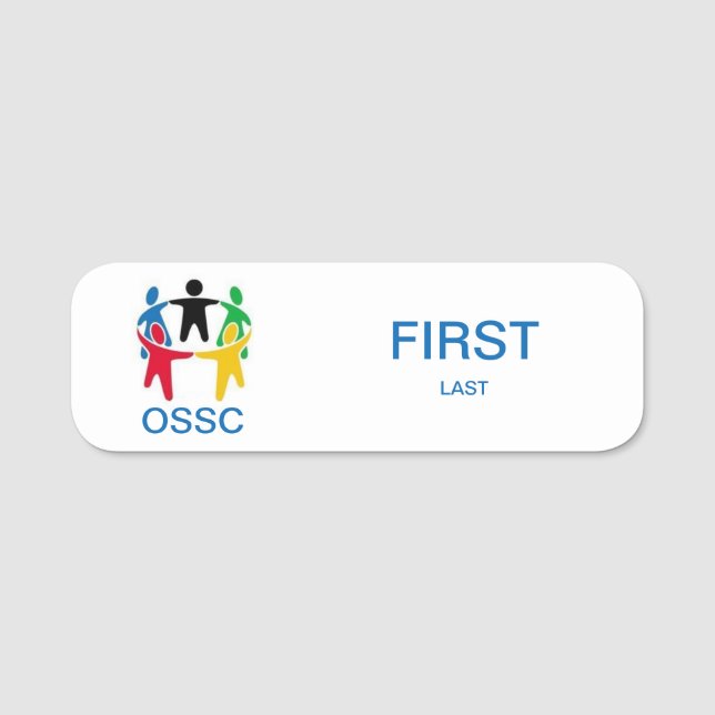 Logotypens namn namnbricka (Framsida)