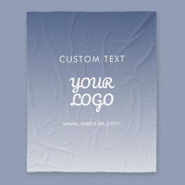 Logotypens redigerbara övertoning Färg Fleecefilt