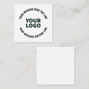 Logotypens utformning eller bild Bold redigerbar Anteckningskort