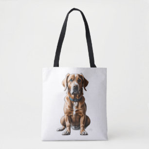 logotypens utformning t-shirt-hund tygkasse