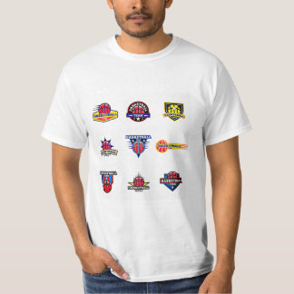 Logotyper av basketslag för NBA T Shirt