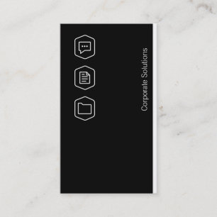 Logotyper Corporate Variation (svart) Visitkort