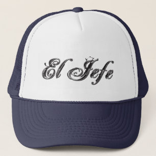 LogotypEstilo för El Jefe stil Truckerkeps