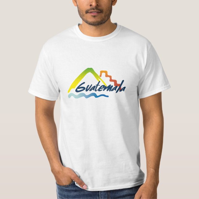 LogotypGuatemala T-tröja T Shirt (Framsida)