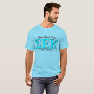 Logotypmanar för SEK grekiska skjorta T Shirt