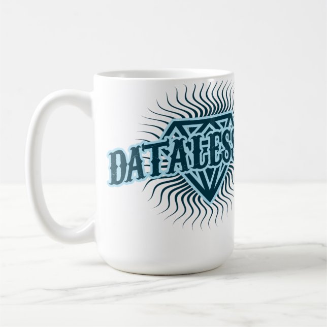 Logotypmugg för diamant Dataless822 Kaffemugg (Vänster)