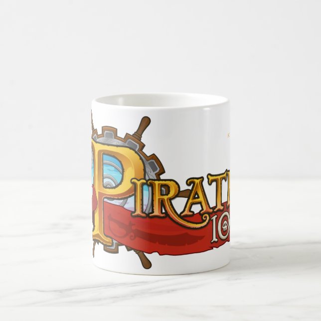 Logotypmugg för pirat 101 kaffemugg (Center)