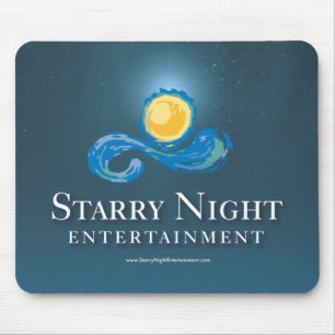 Logotypmusen för den Starry natten vadderar Musmatta
