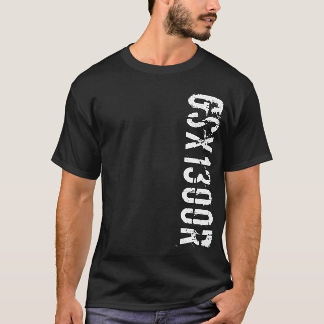 Logotypskjorta för GSX1300R Vert Tee (Framsida)