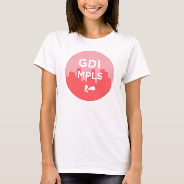 Logotyputslagsplats för GDI MPLS T-shirt (Framsida)