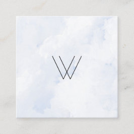 Logotypvinter Fyrkantigt Visitkort