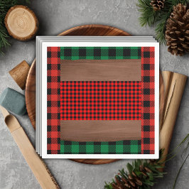 Logs Flanals Rustic Play Hearts Baby Shower Pappersservett