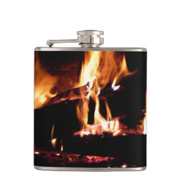 Logs in the Fireplace Warm Fire Photography Fickplunta