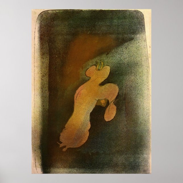 Loie Fuller 2 från Toulouse-Lautrec Poster (Framsidan)