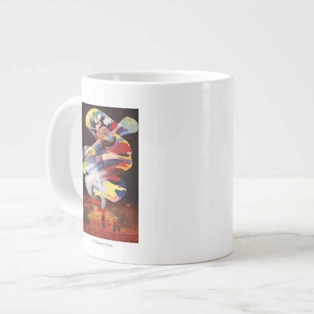 Loie Fuller på Folies-Bergere Theater Jumbo Mugg (Framsida vänster)